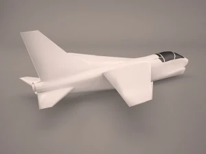 A-7E Corsair II 3D Model