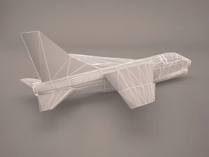 A-7E Corsair II 3D Model