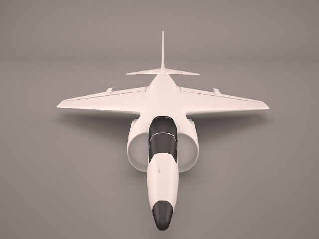 military aircraft Model 3D .c4d .max .obj .3ds .fbx .stl .blend 