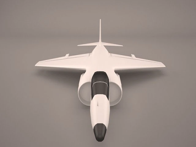 military aircraft 3D Model .c4d .max .obj .3ds .fbx .stl .blend 