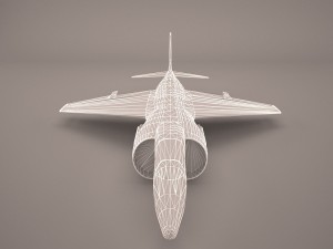 military aircraft Model 3D