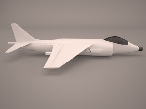 military aircraft Model 3D