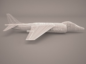 military aircraft Model 3D