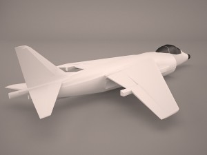 military aircraft Model 3D