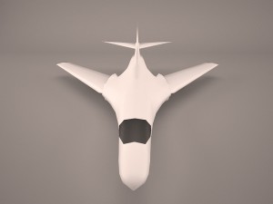 military aircraft 1 3D Model