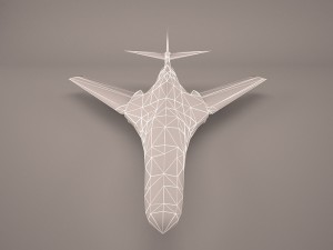 military aircraft 1 3D Model