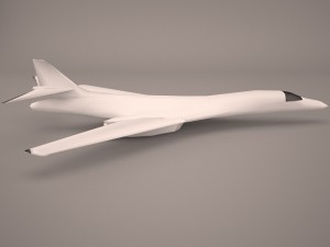 military aircraft 1 3D Model