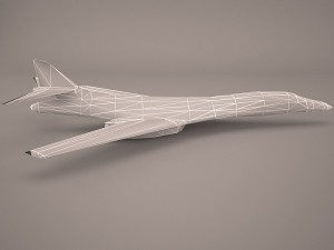 military aircraft 1 3D Model