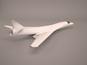 military aircraft 1 3D Model