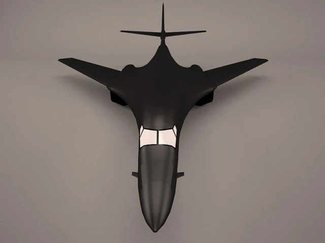military aircraft 2 3D Model .c4d .max .obj .3ds .fbx .stl .blend