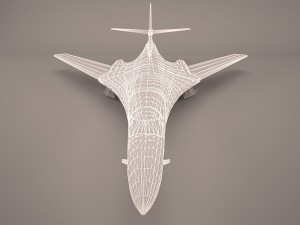 military aircraft 2 3D Model