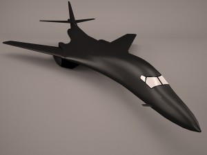 military aircraft 2 3D Model