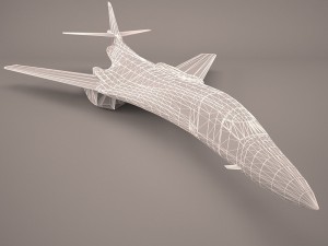 military aircraft 2 3D Model