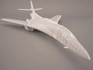 military aircraft 2 3D Model
