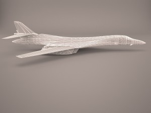 military aircraft 2 3D Model