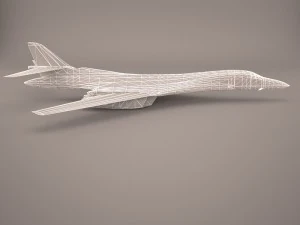military aircraft 2 3D Model