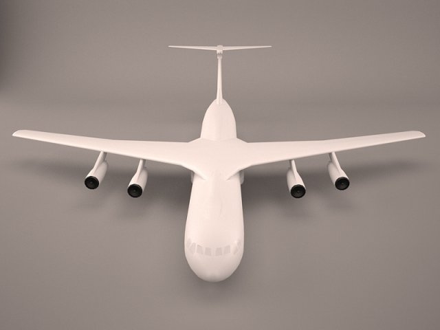 military aircraft 4 Model 3D .c4d .max .obj .3ds .fbx .stl .blend 