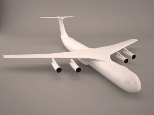 military aircraft 4 3D Model