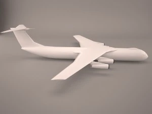 military aircraft 4 3D Model