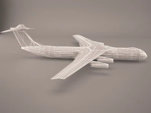 military aircraft 4 3D Model