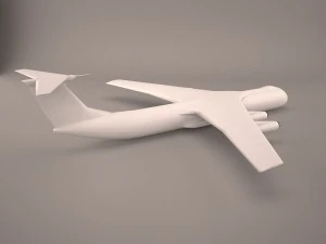 military aircraft 4 3D Model