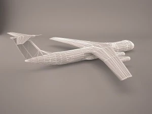 military aircraft 4 3D Model