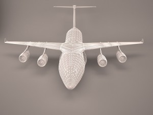 military aircraft 5 Model 3D