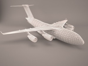 military aircraft 5 Model 3D