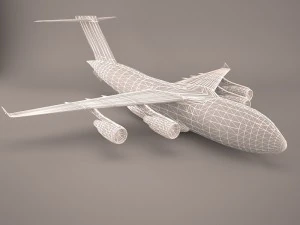 military aircraft 5 3D Model