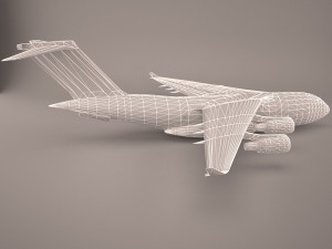 military aircraft 5 Model 3D