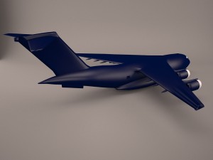 military aircraft 5 Model 3D