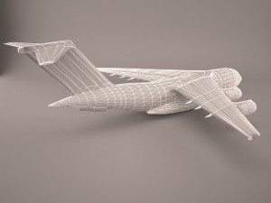 military aircraft 5 Model 3D
