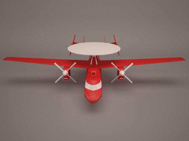 military aircraft 6 3D Model .c4d .max .obj .3ds .fbx .stl .blend 