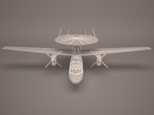 military aircraft 6 3D Model