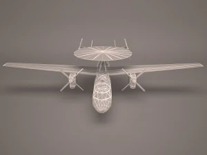 military aircraft 6 3D Model