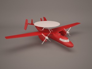 military aircraft 6 3D Model