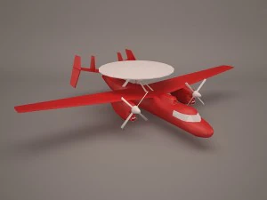 military aircraft 6 3D Model