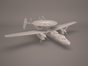 military aircraft 6 3D Model
