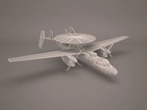 military aircraft 6 3D Model