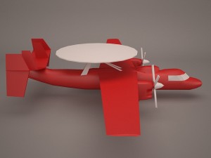 military aircraft 6 3D Model