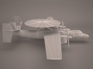 military aircraft 6 3D Model