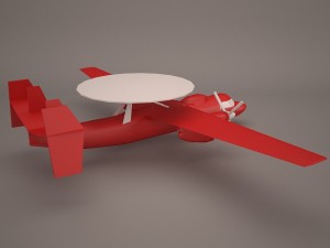 military aircraft 6 3D Model