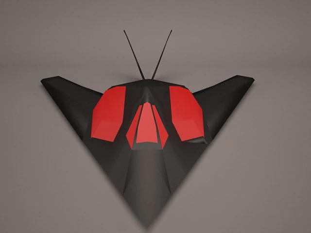 military aircraft 7 3D Model .c4d .max .obj .3ds .fbx .stl .blend