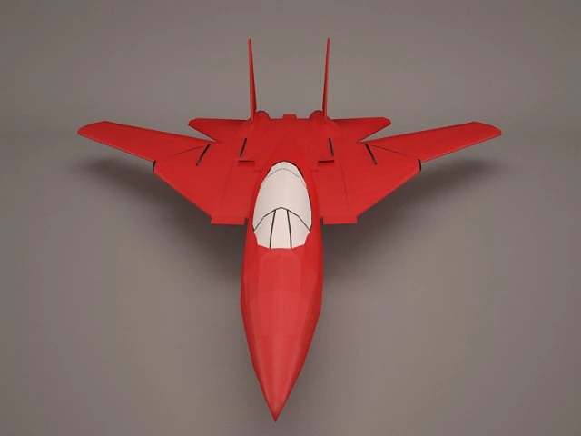 military aircraft 8 3D Model .c4d .max .obj .3ds .fbx .stl .blend 