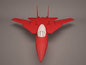 military aircraft 8 Modello 3D