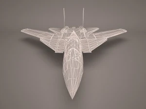 military aircraft 8 3D Model