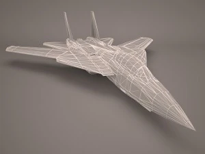 military aircraft 8 3D Model