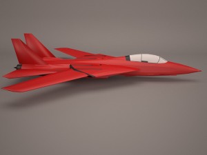 military aircraft 8 3D Model