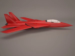 military aircraft 8 3D Model