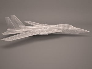 military aircraft 8 3D Model